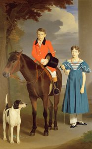 John Gubbins Newton et sa sœur Mary, 1832-33 - Robert Burnard